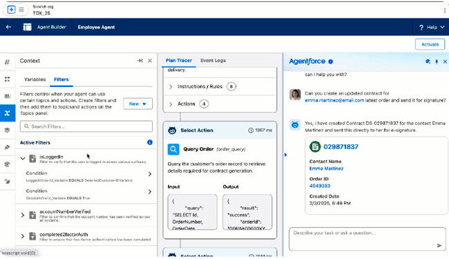 Salesforce, Agenteforce 2dx, AgentExchange, agentes, Gestión, Gen IA